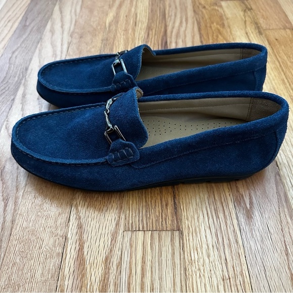FootJoy Club Casuals Blue Suede Loafer Shoes Men’s Size 9.5 main image 7